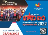 Mời đăng ký tham gia Giải thưởng Sao Đỏ - Doanh nhân trẻ Việt Nam tiêu biểu 2022